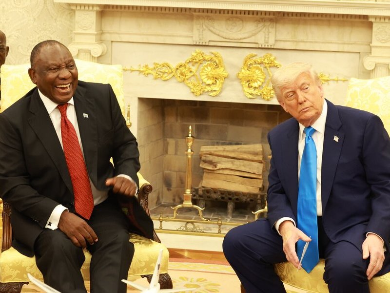 President Cyril Ramaphosa and President Donald Trump