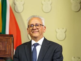 Acting Police Minister Firoz Cachalia