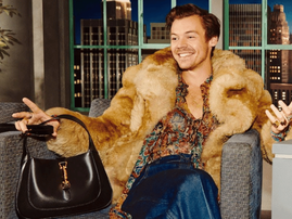 HARRY STYLES WITH HANDBAG COVER IMAGE