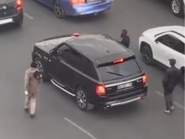 HIJACKING ON ROAD IN SANDTON