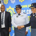Lieutenant General Aphaphia Modise and Acting National Police Commissioner General Puleng Dimpane
