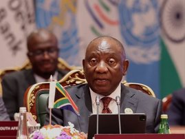 President Cyril Ramaphosa at the BRICS leaders Summit 2026