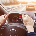 Hands on steering wheel