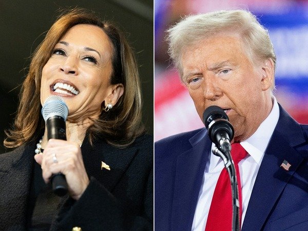Democratic presidential candidate Kamala Harris and Republican presidential candidate Donald Trump