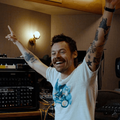 Harry Styles in the studio