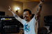Harry Styles in the studio