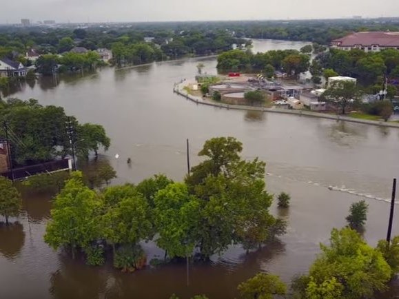 Harvey drone footage