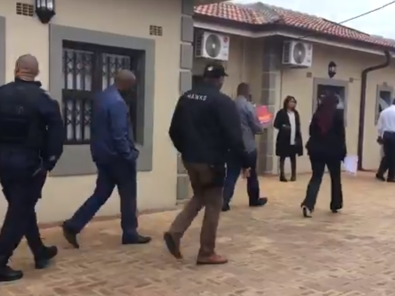 Zandile Gumede Home Hawks raid