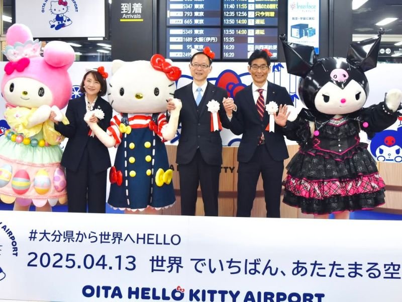Hello Kitty themed airport