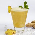 Homemade ginger beer cocktail