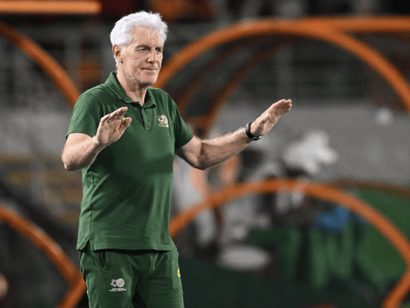 Bafana Bafana coach Hugo Broos