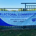 IEC banner during elections 2024