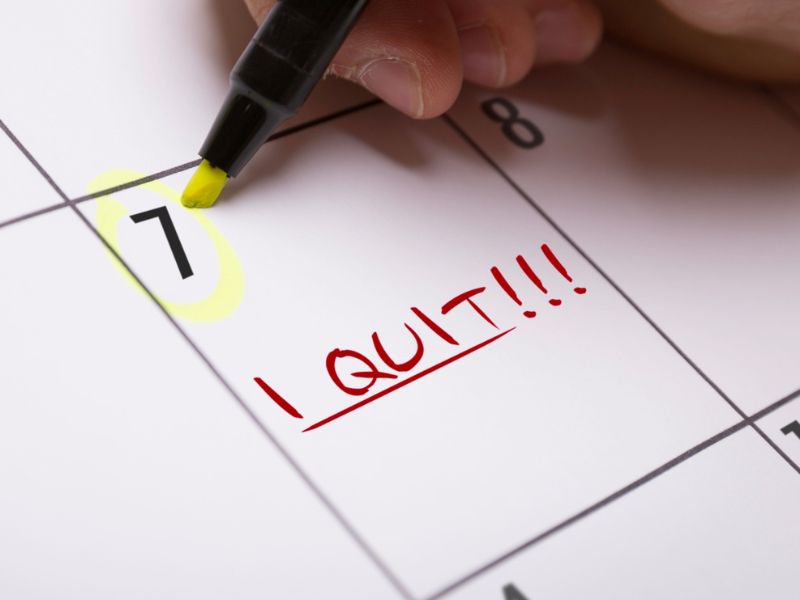 I'll quit on calendar