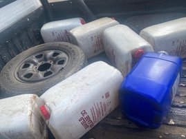 suspect stealing diesel in Limpopo