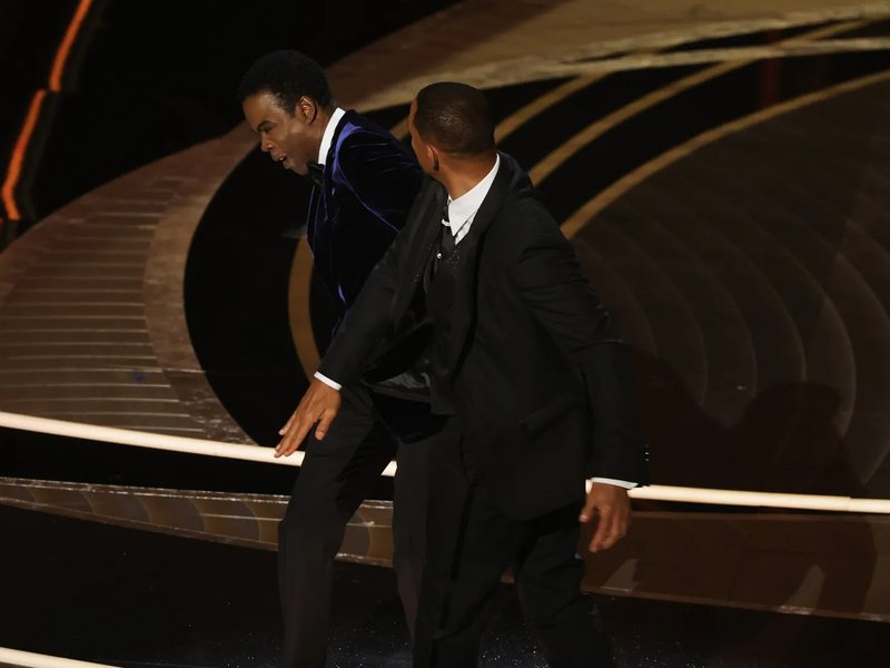 WATCH: Will Smith smacks Chris Rock live at Oscars over a joke about his wife