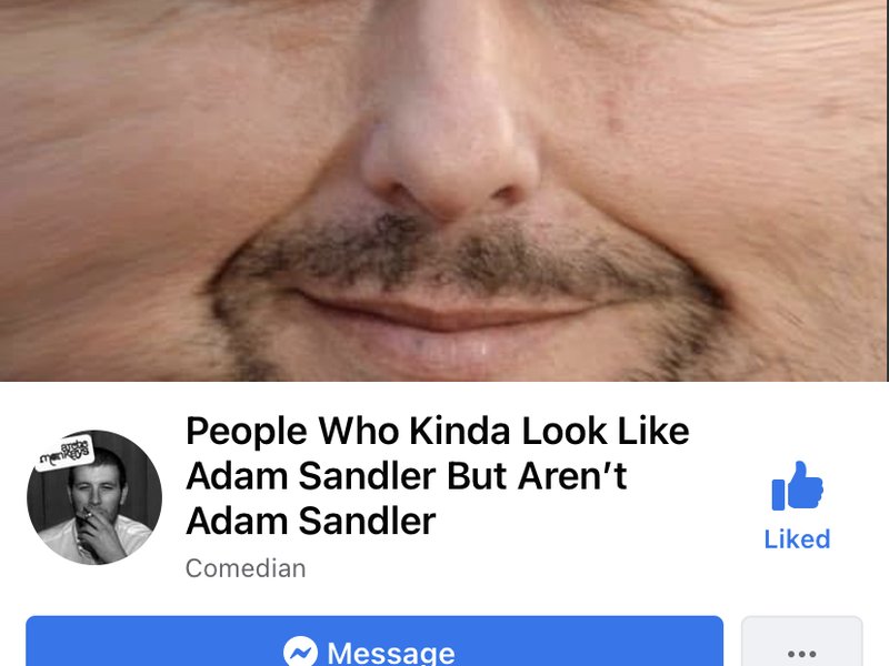 Adam Sandler lookalikes page