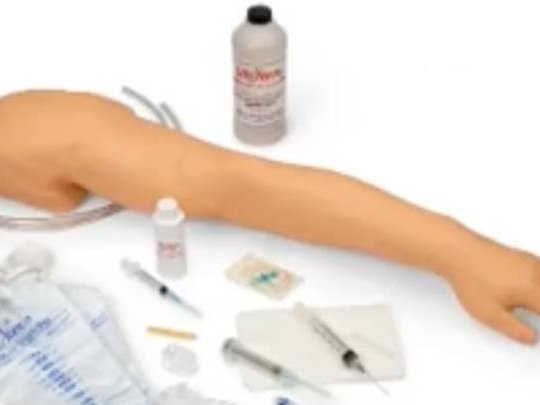 Fake arm vaccinated