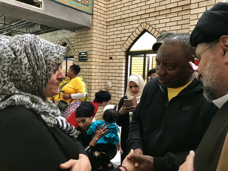 Cyril Ramaphosa Sakina Essop
