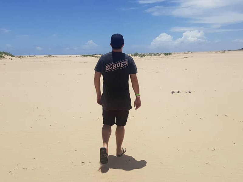 Martin Bester on holiday