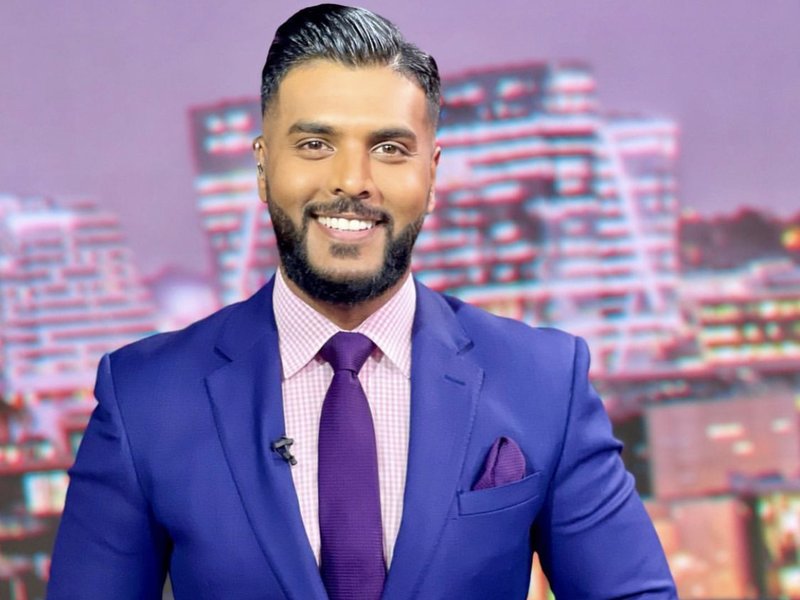 News anchor Shahan Ramkissoon