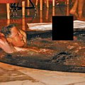 Bill Clinton in a hot tub