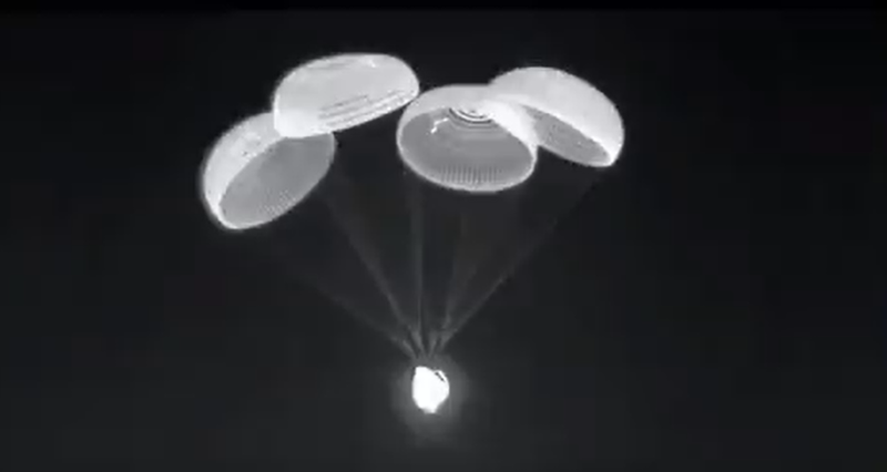 ISS astronauts return to Earth in SpaceX craft after 6-month mission