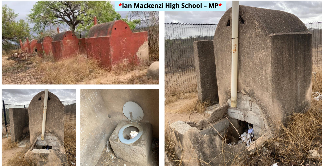 Ian Mackenzie Secondary School Pit Toilets