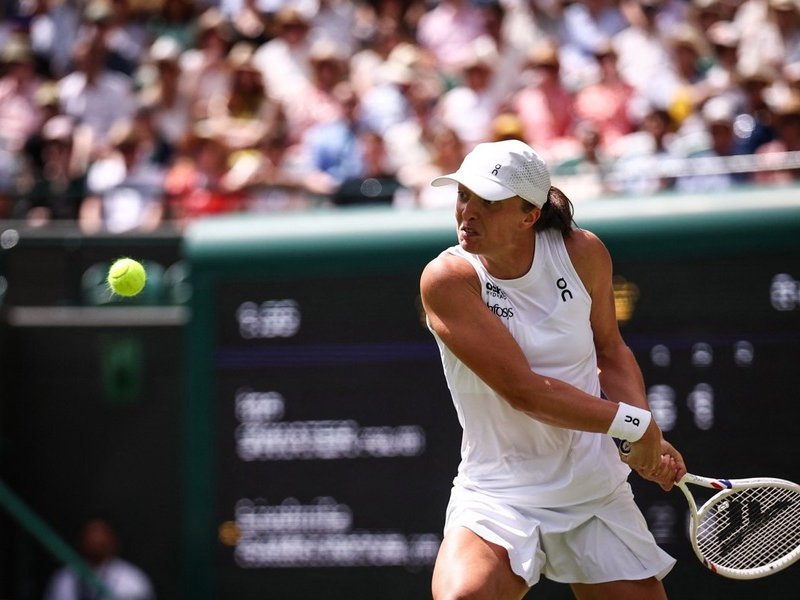 Iga Swiatek at Wimbledon 2025