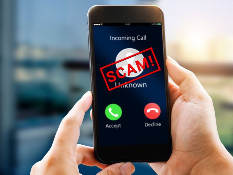Incoming scam call