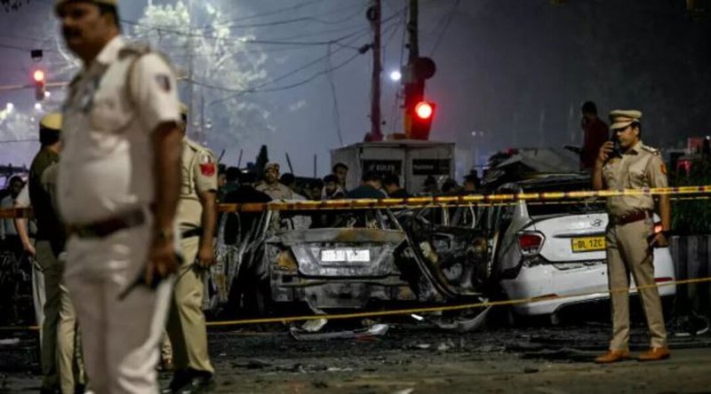 Indian forensic teams are scouring the site of the explosion