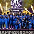Indian players celebrate ICC Women’s World Cup final