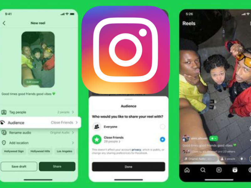 Instagram icon with setting screen