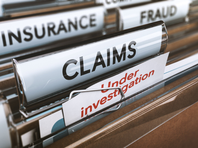 Insurance company fraud bogus claims under investigation