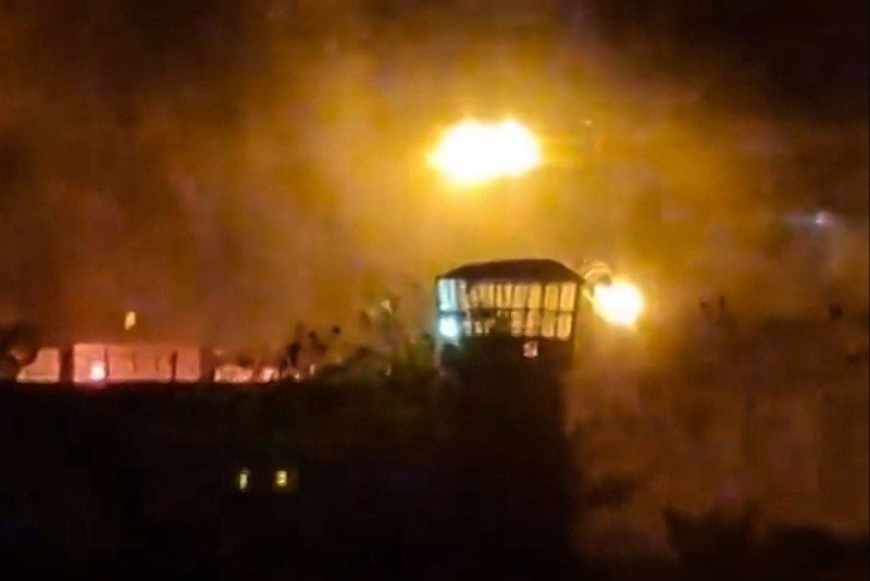 Iran Evin fire