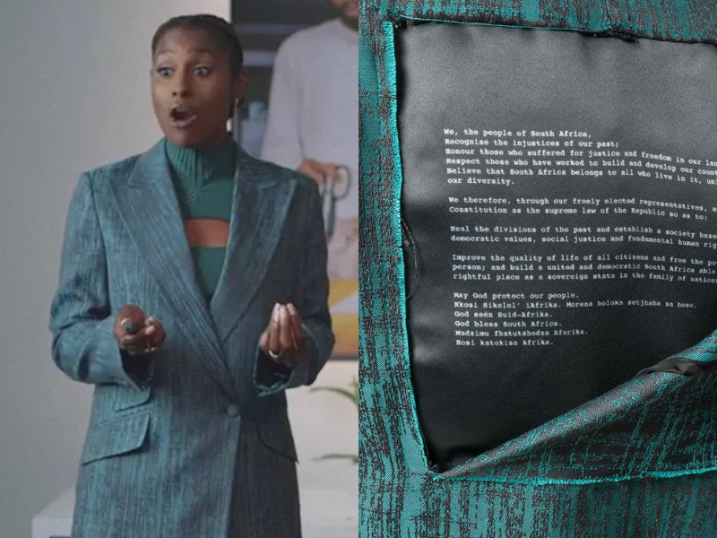 #AfricanBuzz: South African Designer, Thebe Magugu's designs coating Issa Rae on 'Insecure'