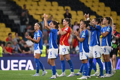 Italy join Spain in Women's Euro 2025 quarter-finals