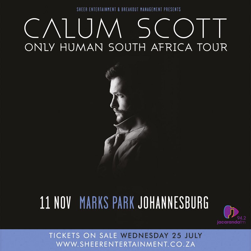 Calum Scott SA Tour