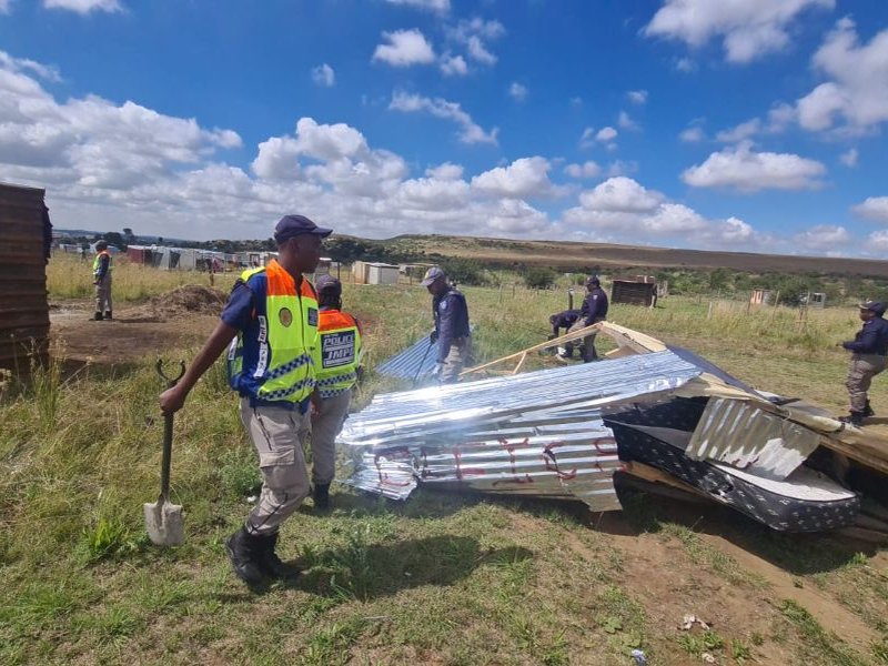 JMPD LAND INVASION