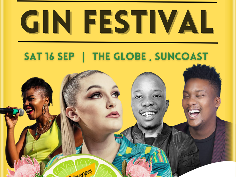 Join the gang on Saturday 16 September for the SCHWEPPES DURBAN GIN FESTIVAL hosted at the Globe at Suncoast.