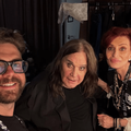 Jack, Ozzy and Sharon Osbourne pose for a selfie