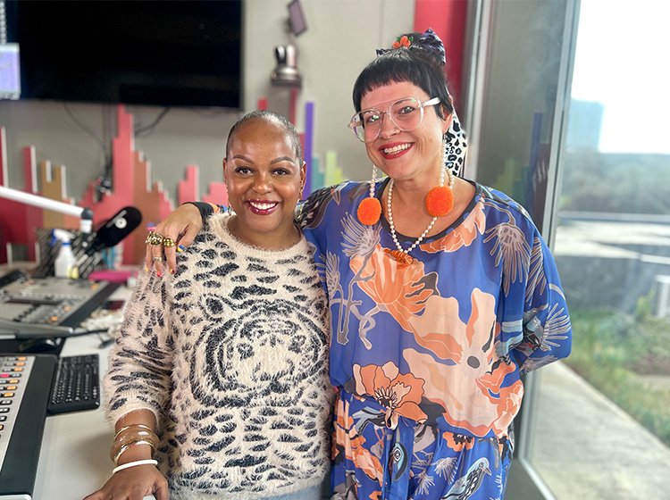 Jane Linley-Thomas and Carol on WCW