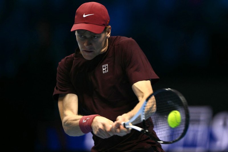 Jannik Sinner at ATP Finals tournament