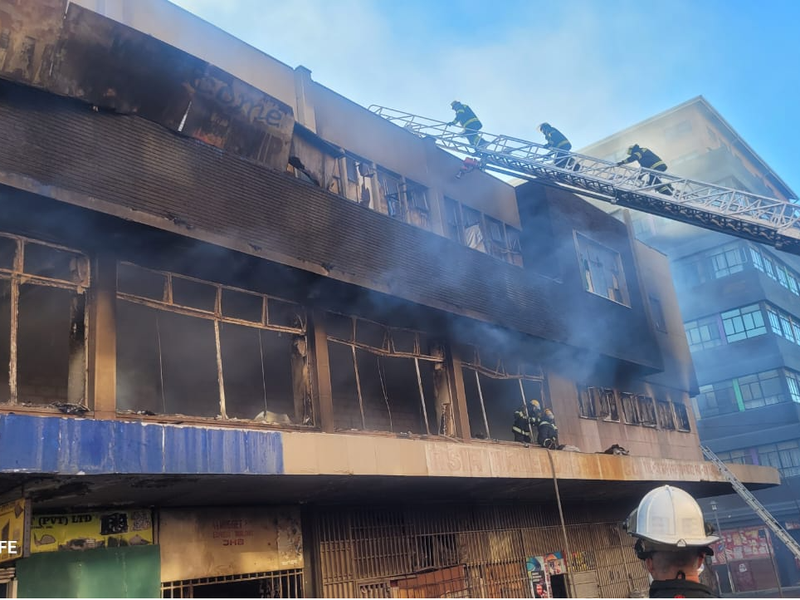 Woman arrested for deadly building fire in Joburg CBD