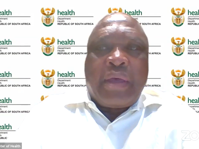 Minister of Health Joe Phaahla media briefing 15 October