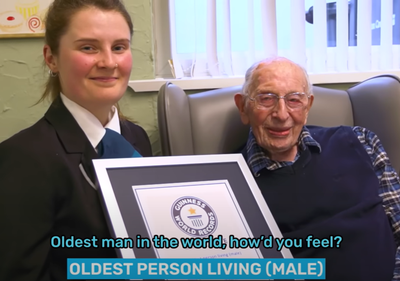 World's oldest man, 111, shares secret to a long life