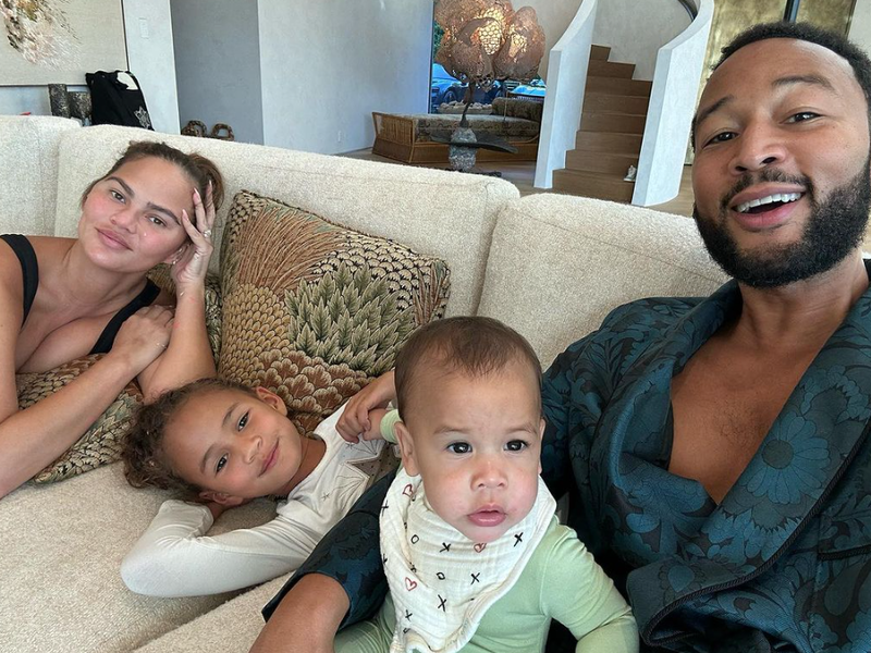John Legend and family