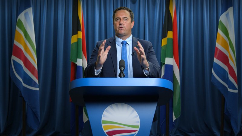 Democratic Alliance (DA) leader John Steenhuisen