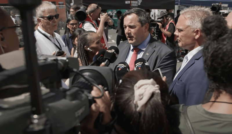 DA leader John Steenhuisen after postponed budget