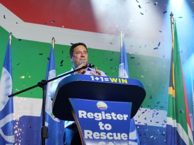 John Steenhuise KwaZulu Natal rally 4 November 2023