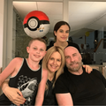 John Travolta and his family
